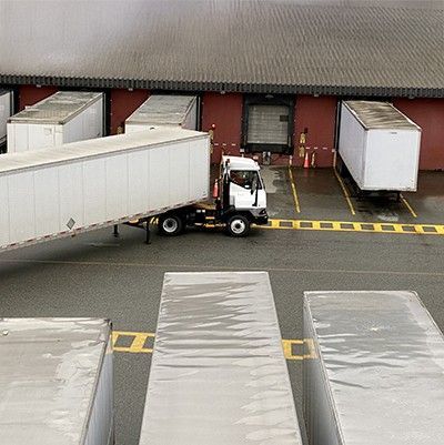 Yard Truck moving trailers